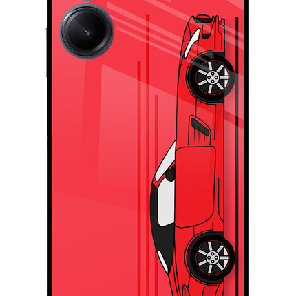Red Velocity Realme 10 Pro 5G Glass Case