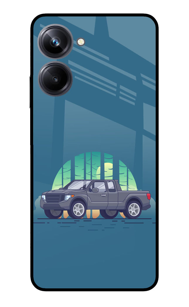 Retro Garage Vibe Realme 10 Pro 5G Glass Case