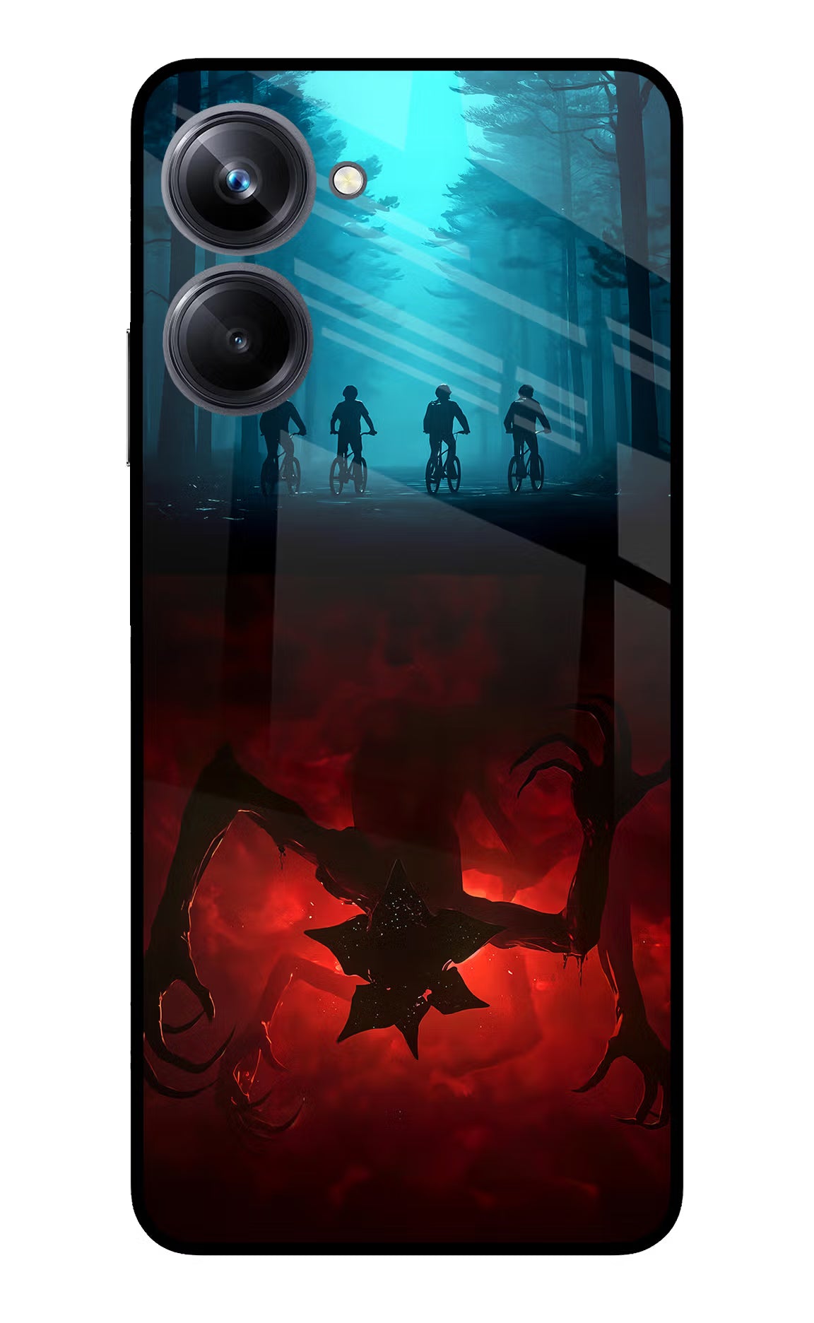 Ordinary Things Downside Up Realme 10 Pro 5G Glass Case Back Cover by Casekaro