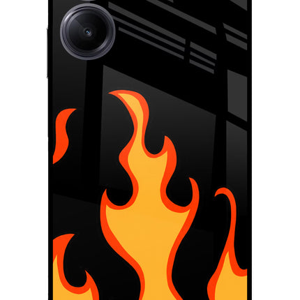 Fired Up – Black Realme 10 Pro 5G Glass Case