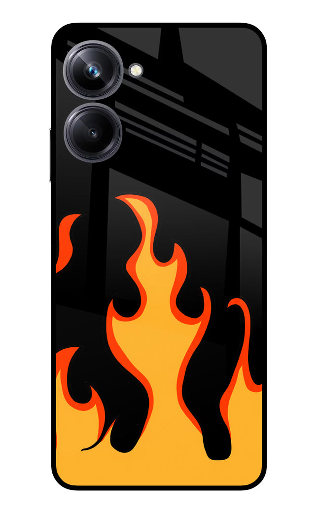 Fired Up – Black Realme 10 Pro 5G Glass Case