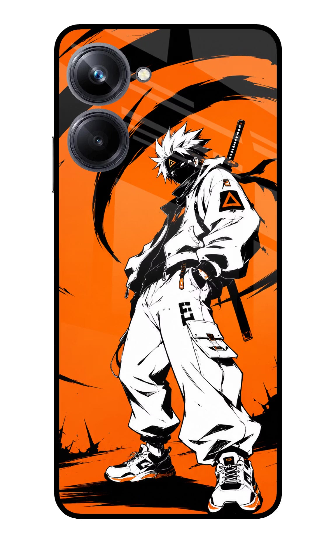Street Samurai  Realme 10 Pro 5G Glass Case Back Cover by Casekaro