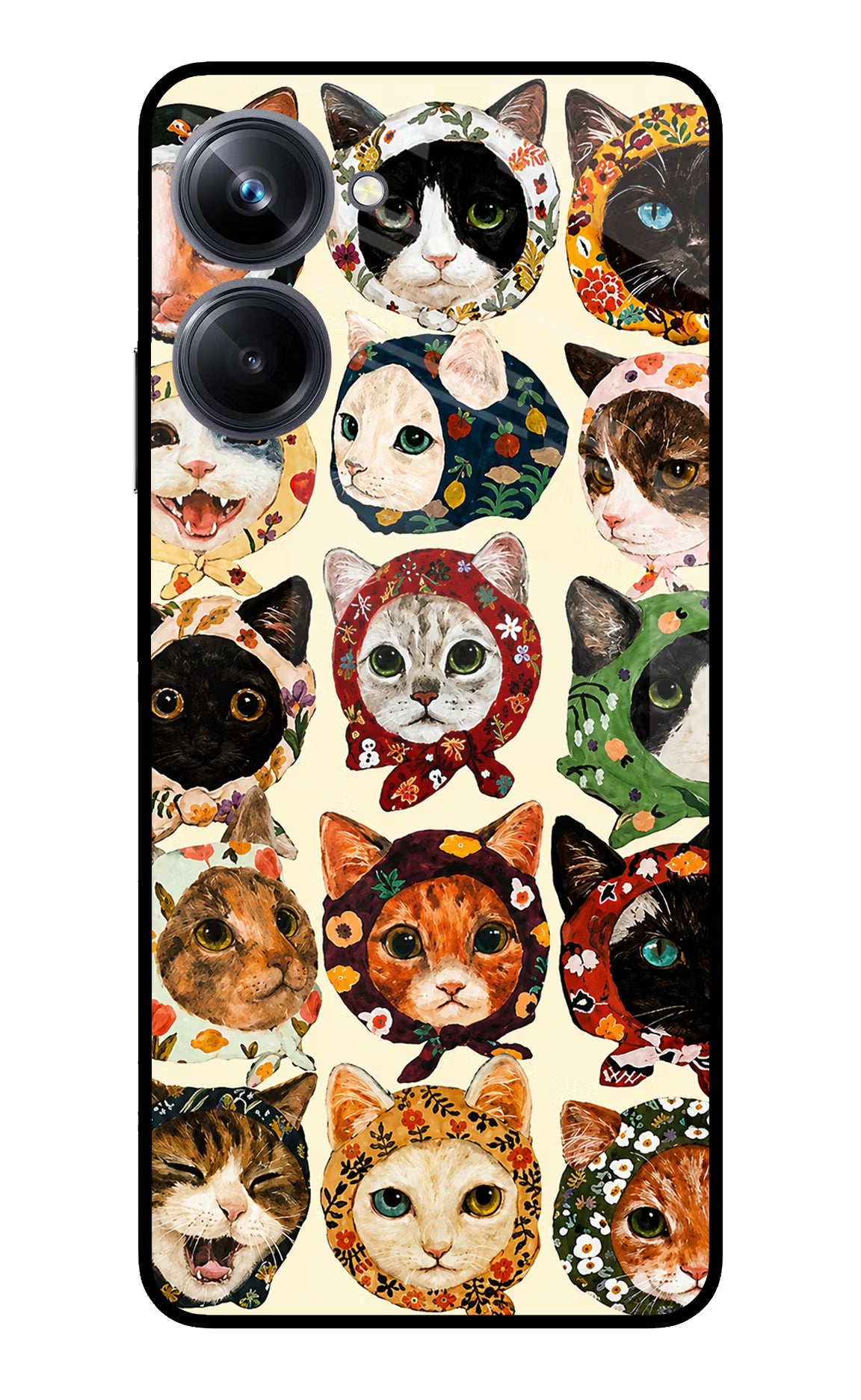 Cool Cat Realme 10 Pro 5G Glass Case