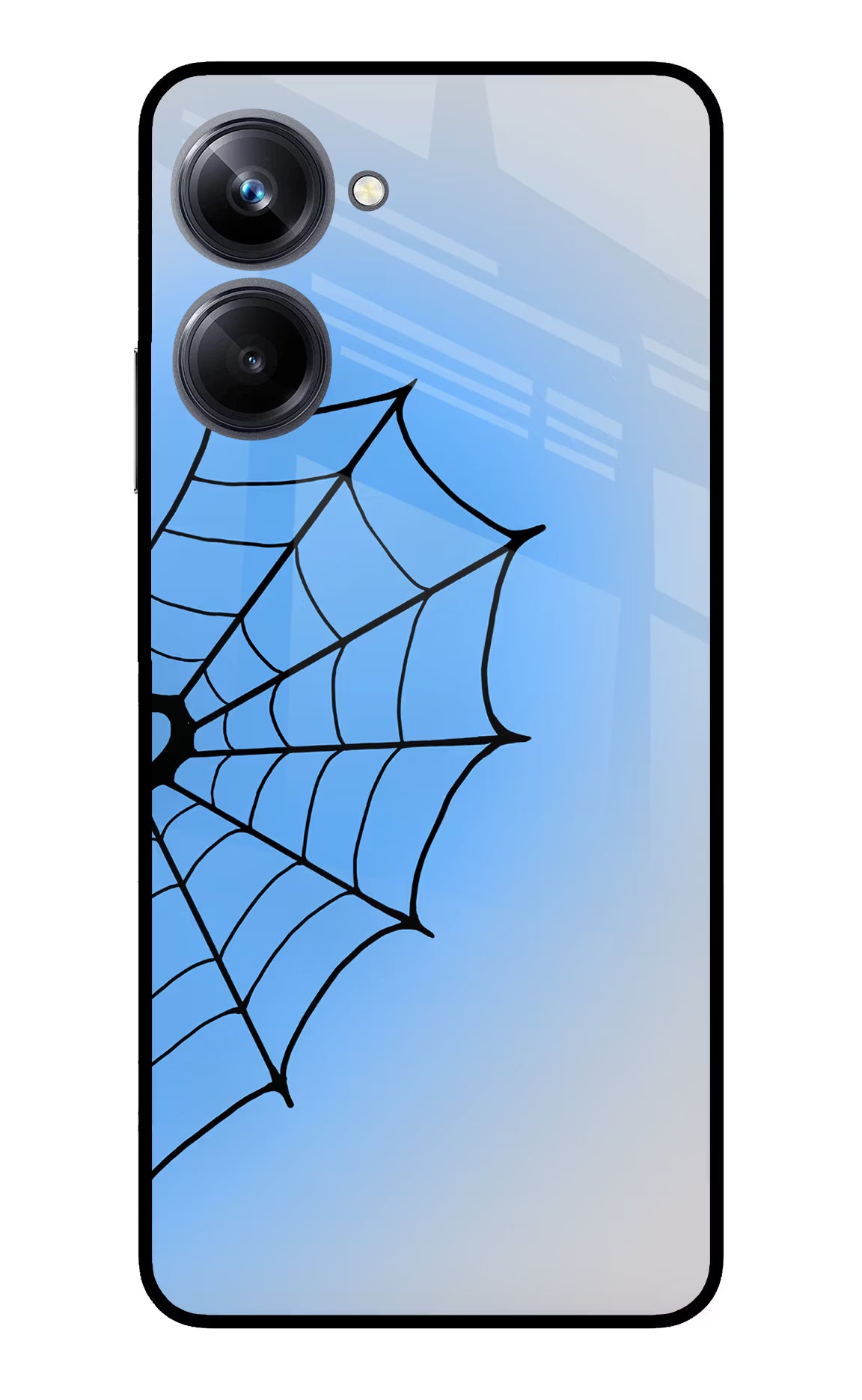 Blue Web Realme 10 Pro 5G Glass Case