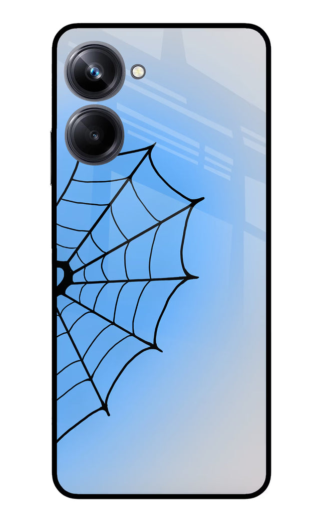 Blue Web Realme 10 Pro 5G Glass Case