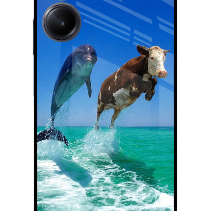 Dolphin vs Cow Realme 10 Pro 5G Glass Case