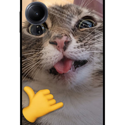 Silly Cat Call Realme 10 Pro 5G Glass Case