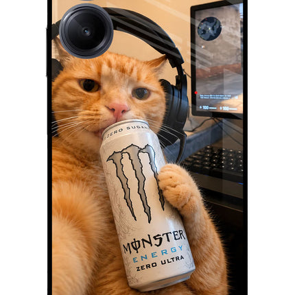 Gamer Cat Energy Realme 10 Pro 5G Glass Case
