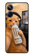Gamer Cat Energy Realme 10 Pro 5G Glass Case