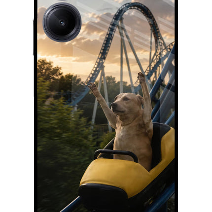 Rollercoaster Dog Realme 10 Pro 5G Glass Case