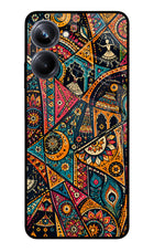 Folk Print Realme 10 Pro 5G Glass Case