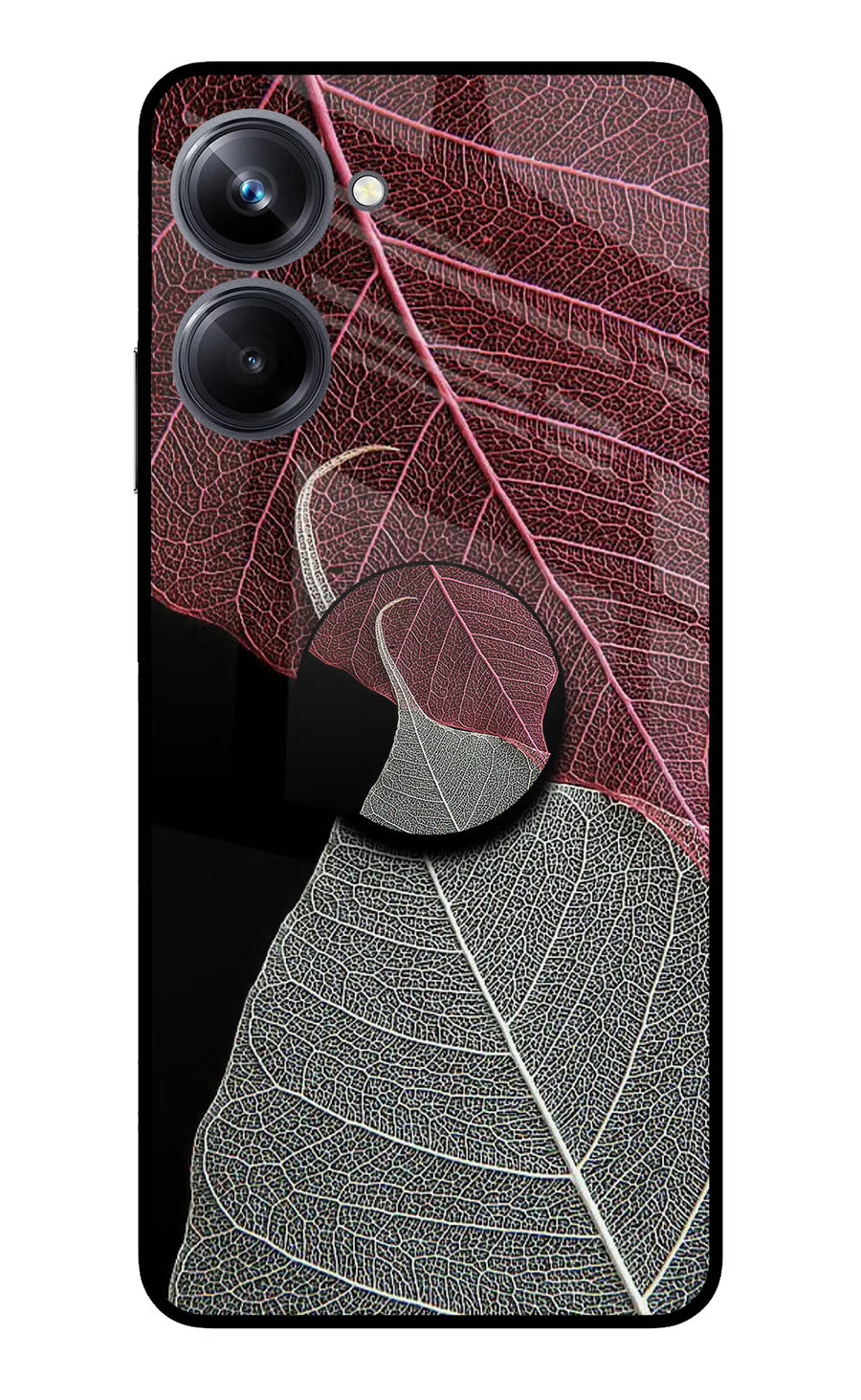 Leaf Pattern Realme 10 Pro 5G Pop Case, Metal case