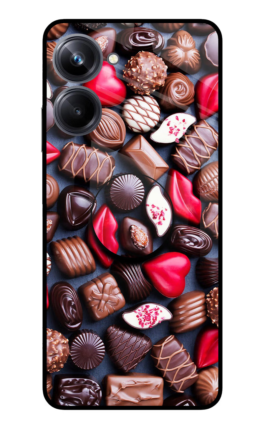 Chocolates Realme 10 Pro 5G Pop Case, Metal case