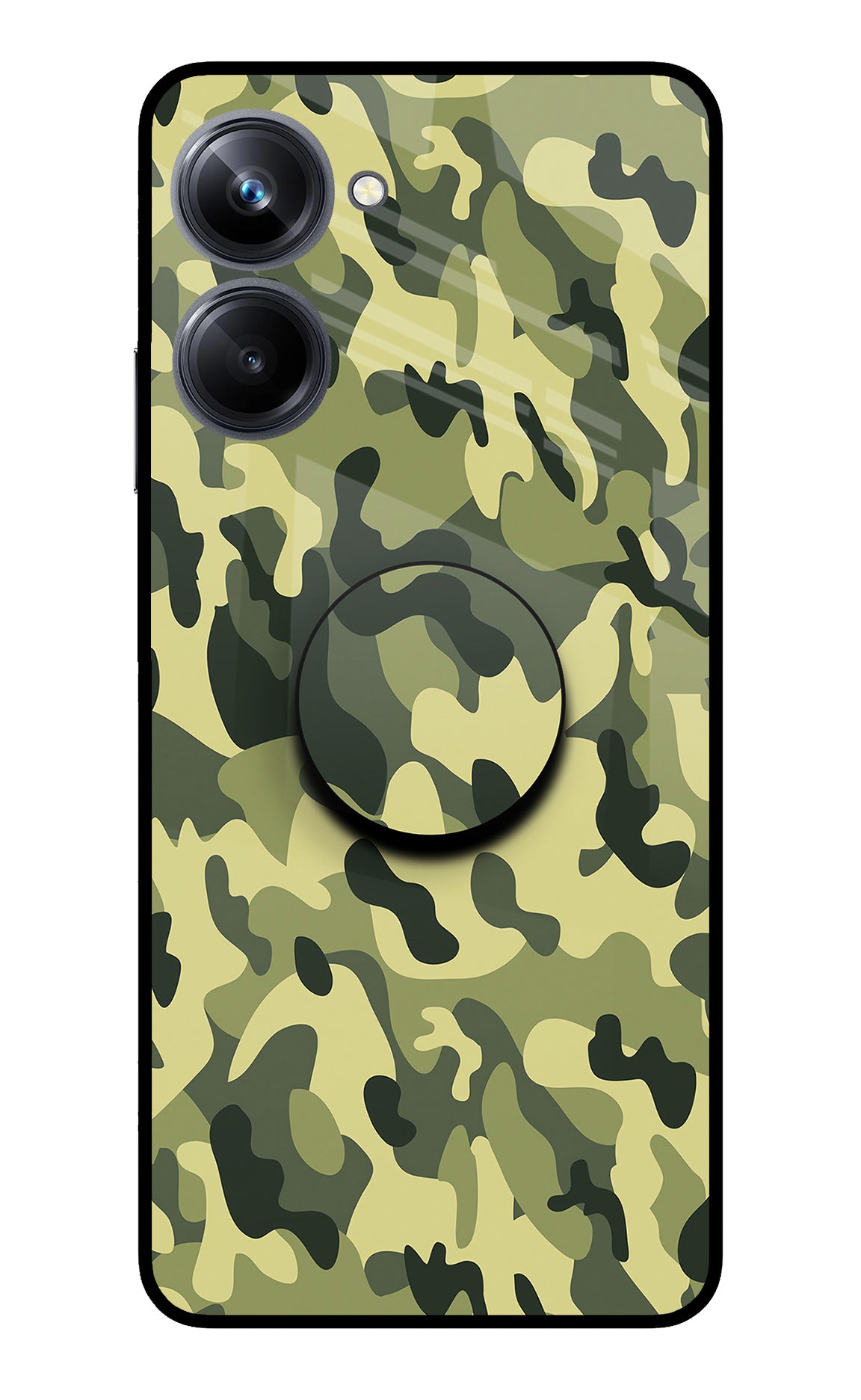 Camouflage Realme 10 Pro 5G Glass Case