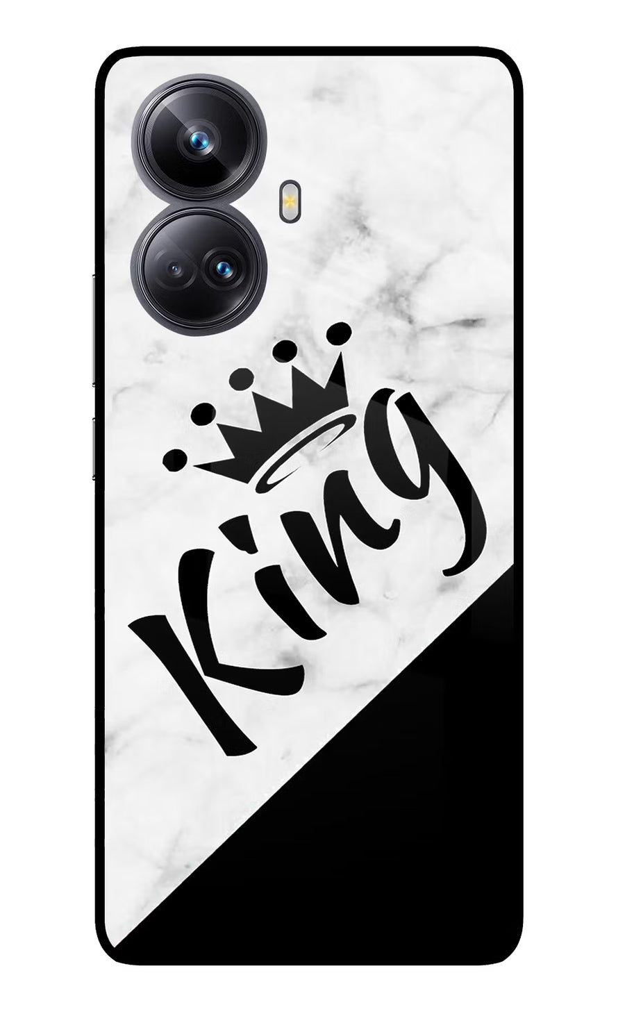 King Realme 10 Pro+ 5G Back Cover, Glass case
