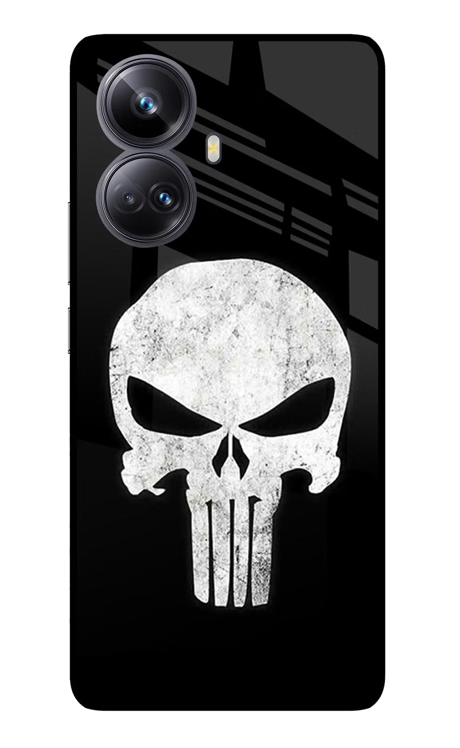 Punisher Skull Realme 10 Pro+ 5G Back Cover, Glass case