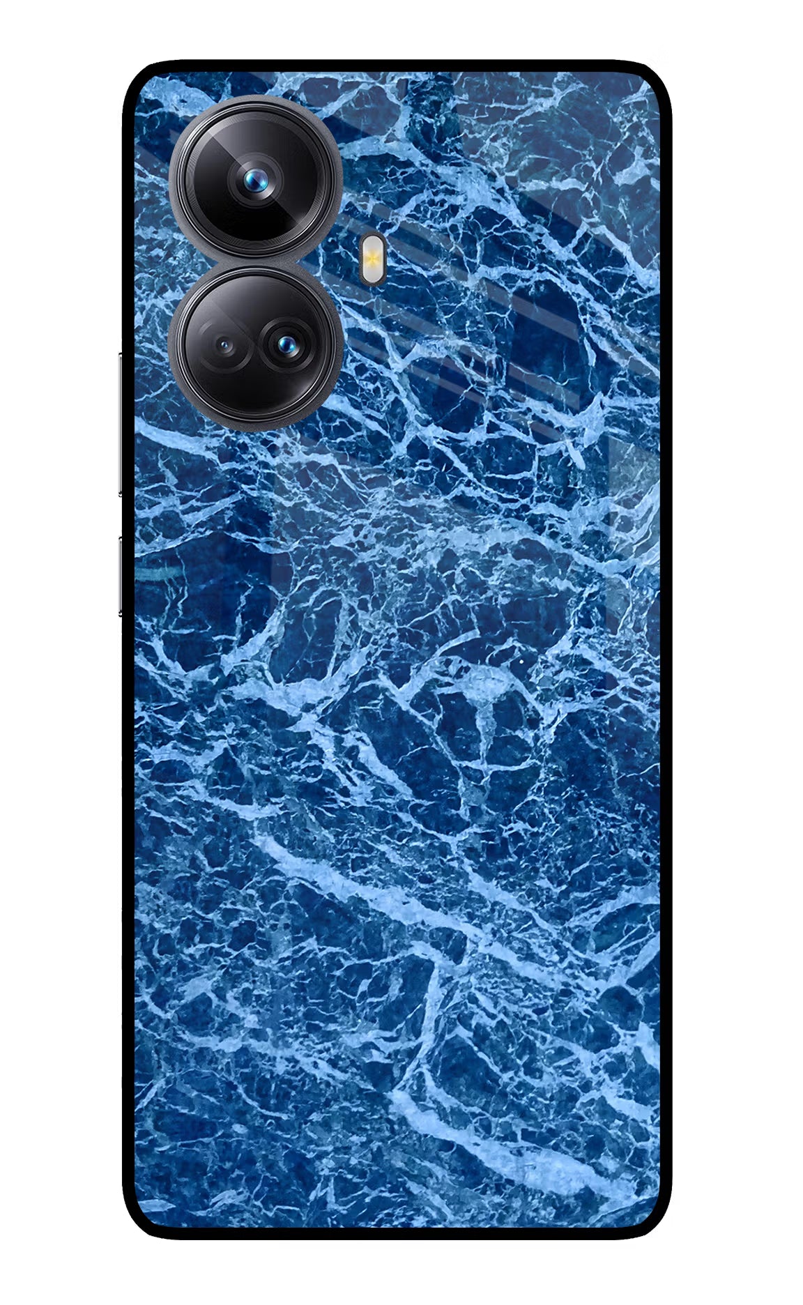 Blue Marble Realme 10 Pro+ 5G Glass Case Back Cover by Casekaro