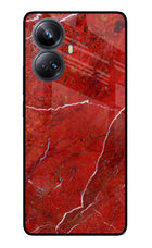 Red Marble Design Realme 10 Pro+ 5G Glass Case