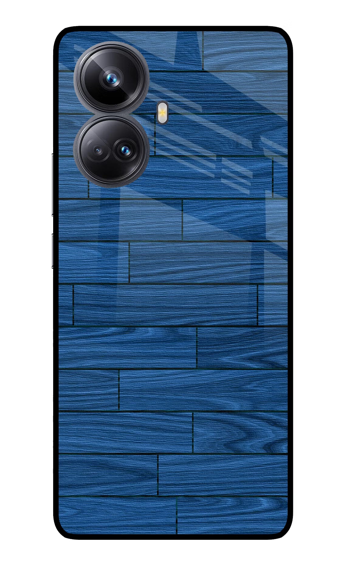 Wooden Texture Realme 10 Pro+ 5G Glass Case Back Cover by Casekaro