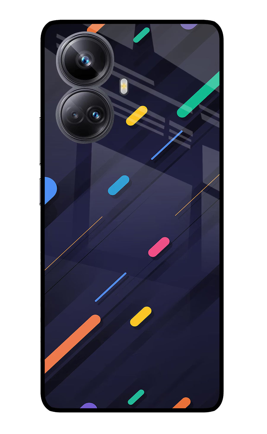Abstract Design Realme 10 Pro+ 5G Back Cover, Glass case