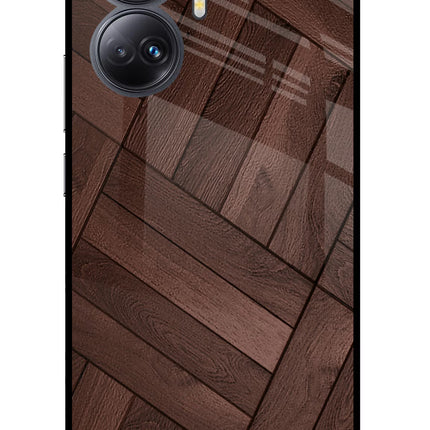 Wooden Texture Design Realme 10 Pro+ 5G Glass Case