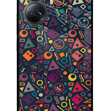 Geometric Abstract Realme 10 Pro+ 5G Glass Case