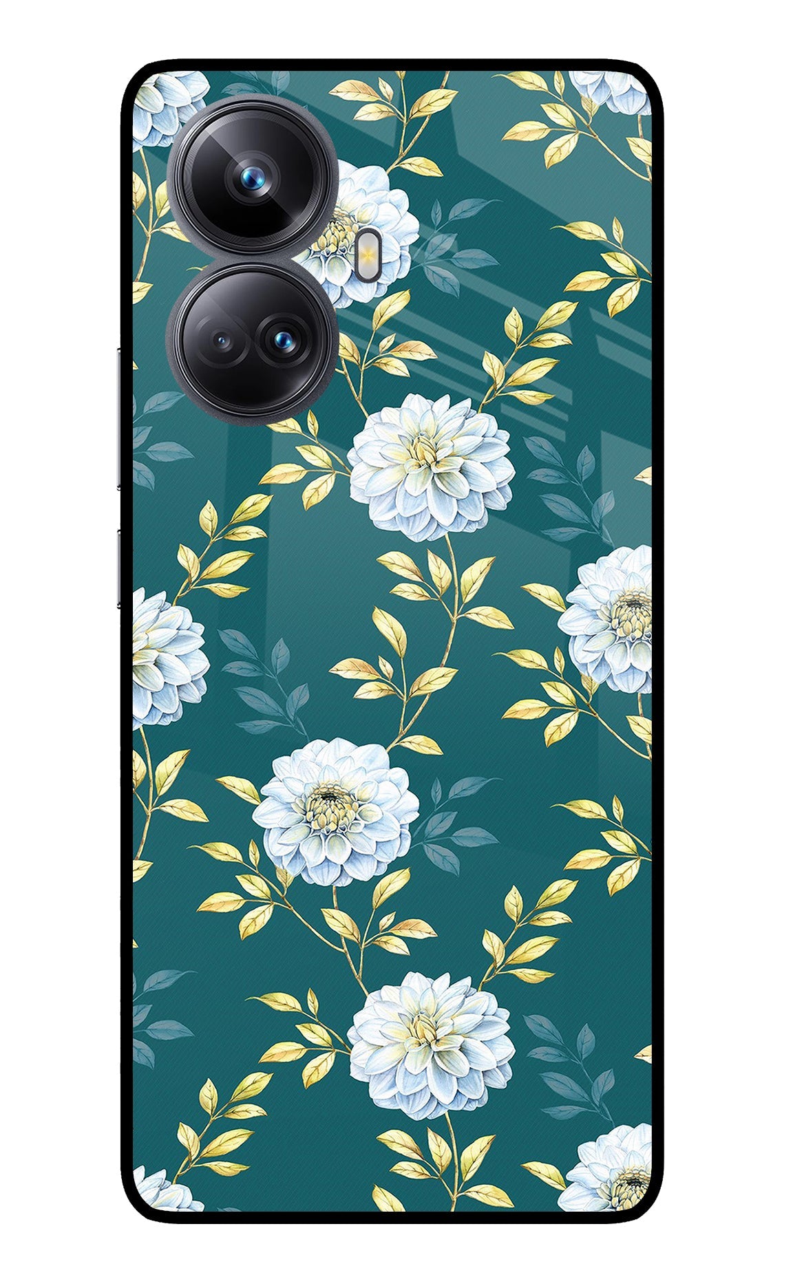 Flowers Realme 10 Pro+ 5G Glass Case