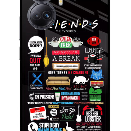 FRIENDS Realme 10 Pro+ 5G Glass Case
