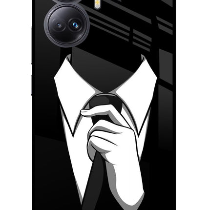 Black Tie Realme 10 Pro+ 5G Glass Case