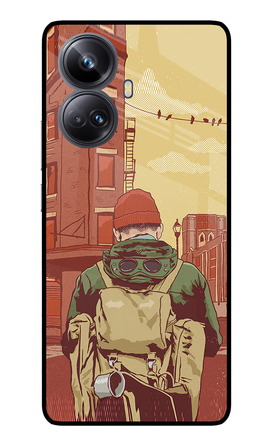 Adventurous Realme 10 Pro+ 5G Back Cover, Glass case