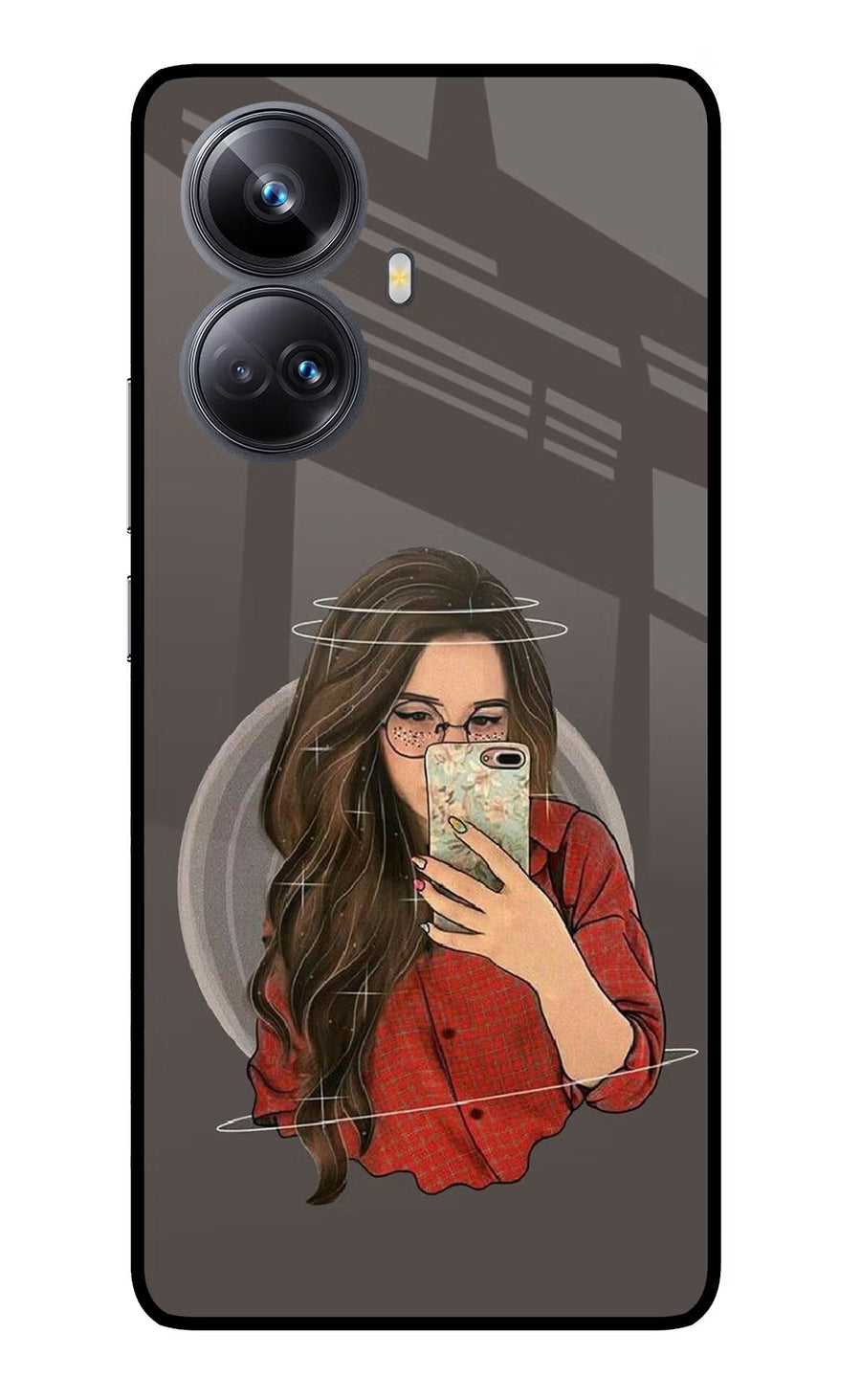 Selfie Queen Realme 10 Pro+ 5G Back Cover, Glass case