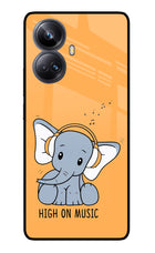 High On Music Realme 10 Pro+ 5G Glass Case