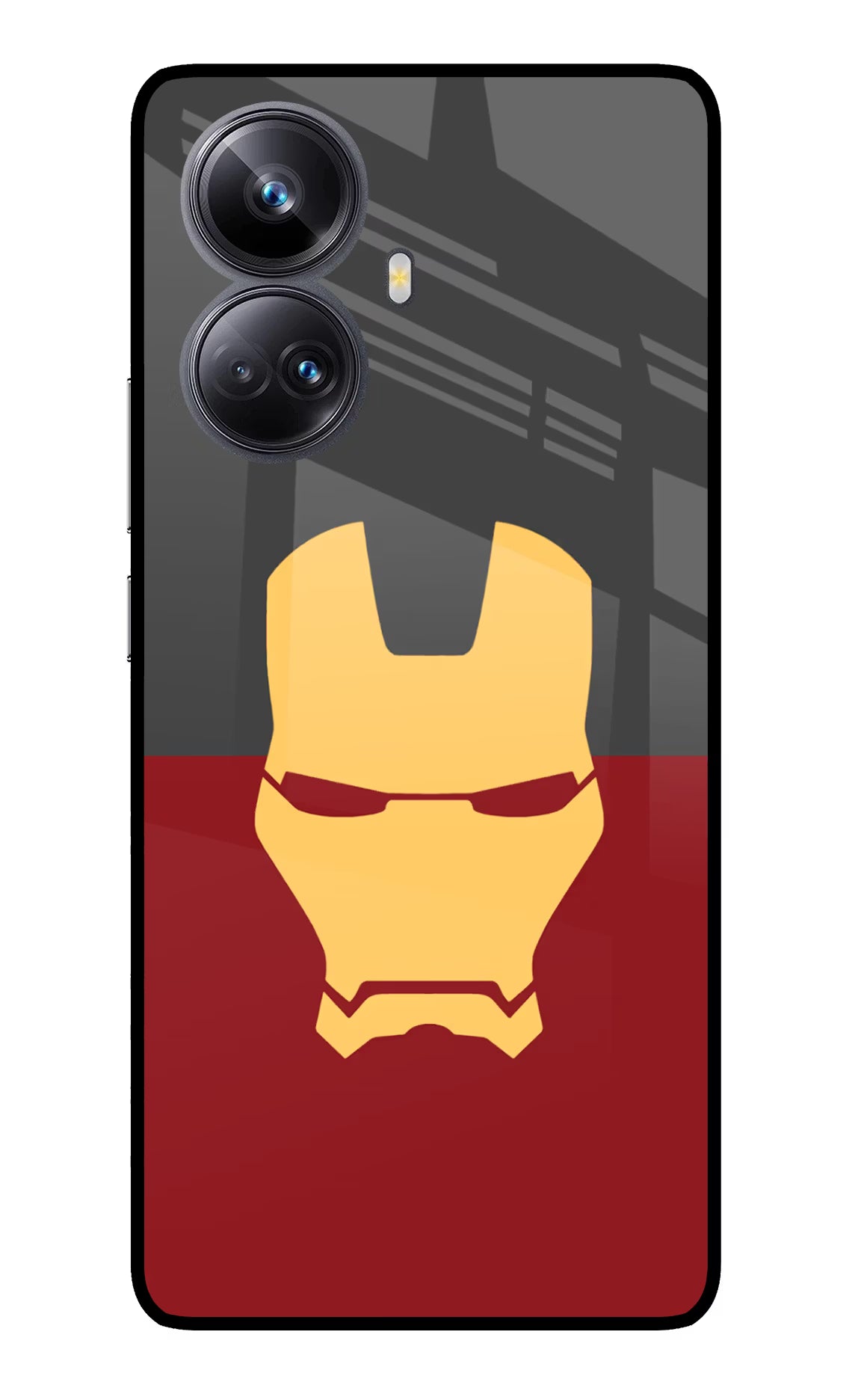 Ironman Realme 10 Pro+ 5G Glass Case Back Cover by Casekaro