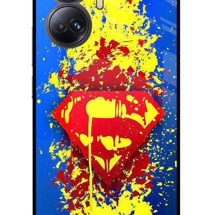 Superman logo Realme 10 Pro+ 5G Glass Case