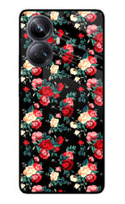 Rose Pattern Realme 10 Pro+ 5G Glass Case
