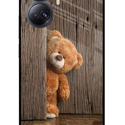 Teddy Wooden Realme 10 Pro+ 5G Glass Case