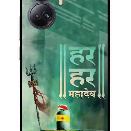 Har Har Mahadev Shivling Realme 10 Pro+ 5G Glass Case