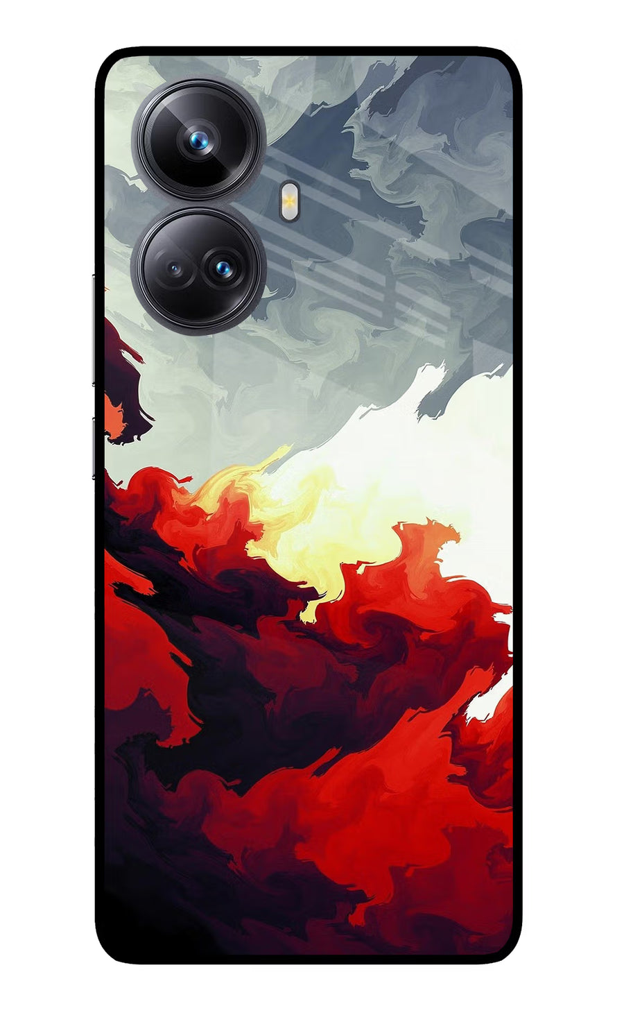 Fire Cloud Realme 10 Pro+ 5G Back Cover, Glass case