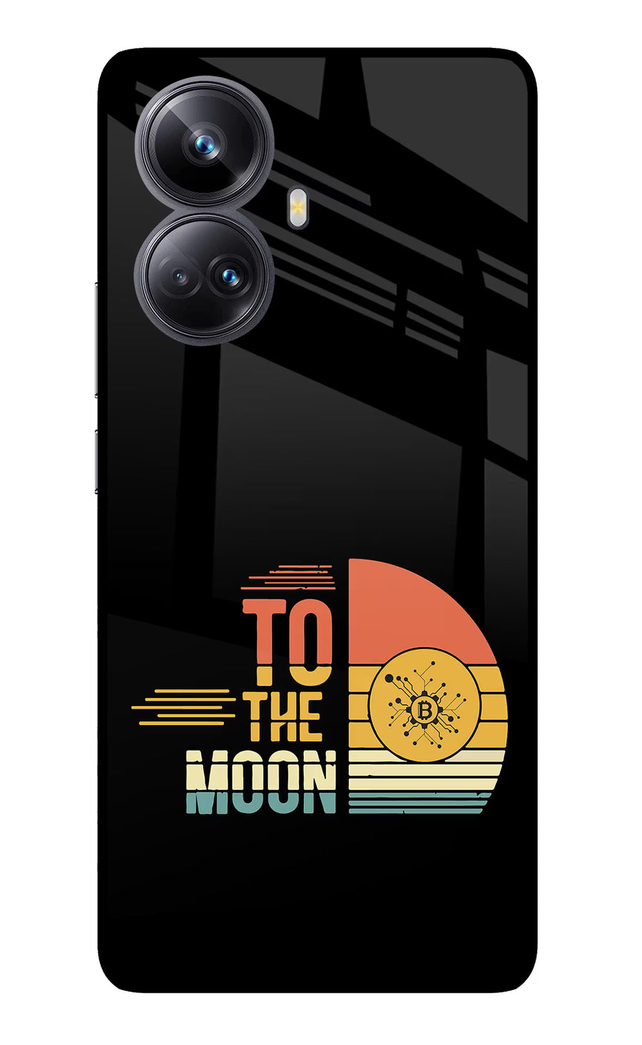 To the Moon Realme 10 Pro+ 5G Back Cover, Glass case
