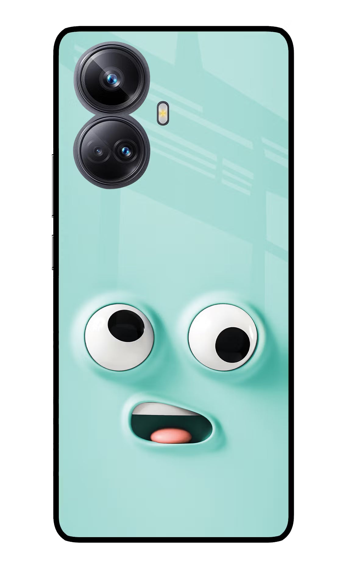 Funny Cartoon Realme 10 Pro+ 5G Glass Case Back Cover by Casekaro