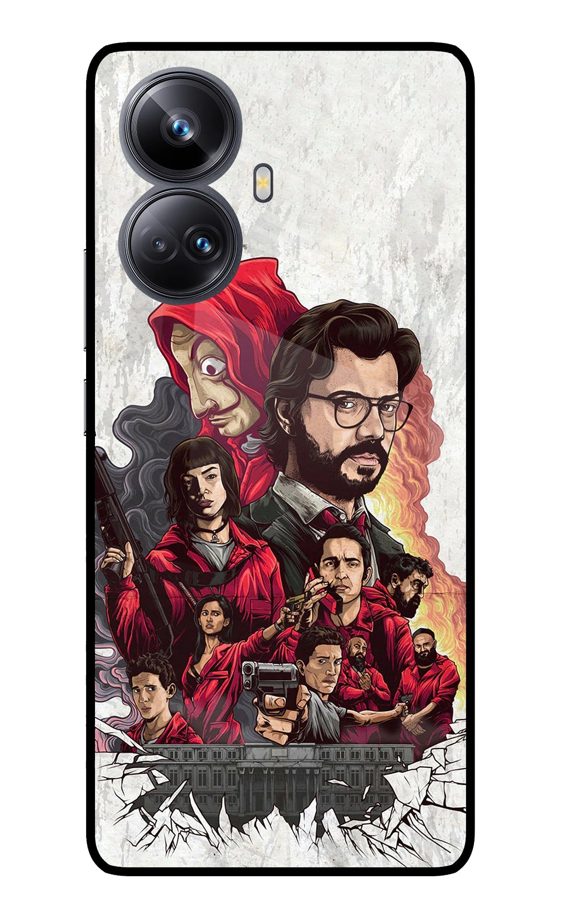 Money Heist Artwork Realme 10 Pro+ 5G Back Cover