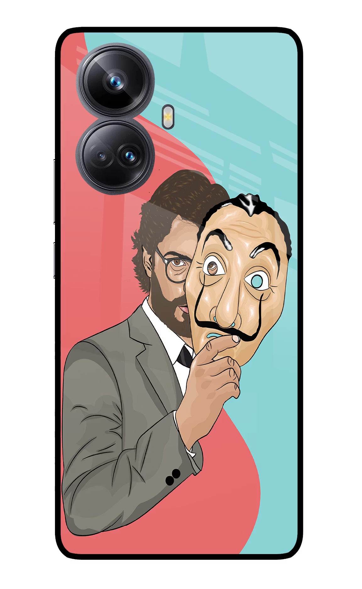 Professor Realme 10 Pro+ 5G Glass Case Back Cover by Casekaro