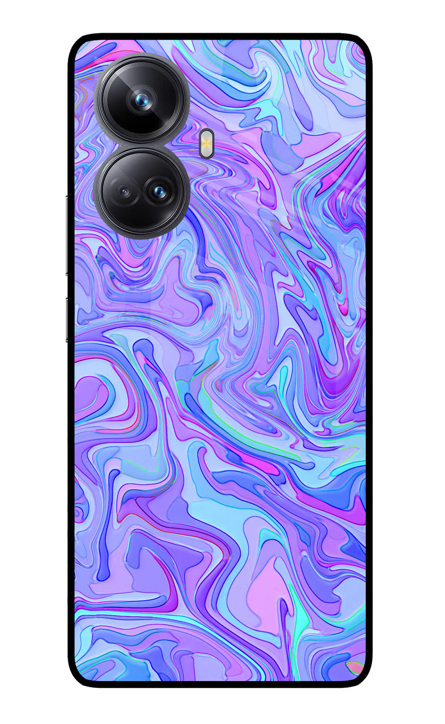 Glitter Realme 10 Pro+ 5G Back Cover, Glass case