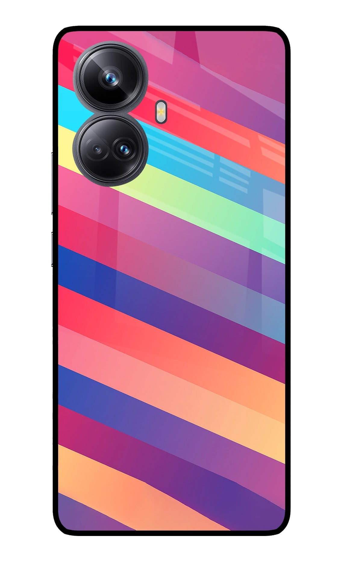 Stripes color Realme 10 Pro+ 5G Back Cover