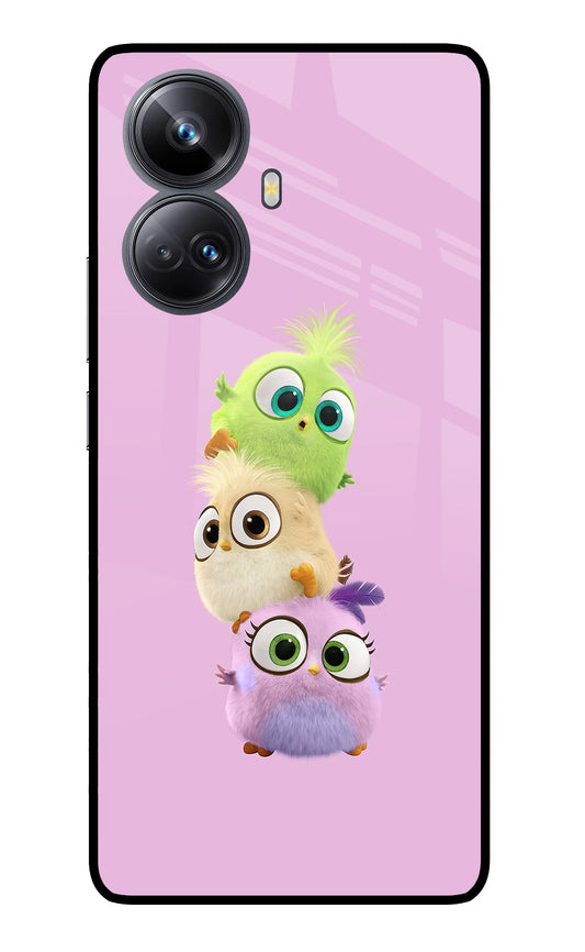 Cute Little Birds Realme 10 Pro+ 5G Glass Case