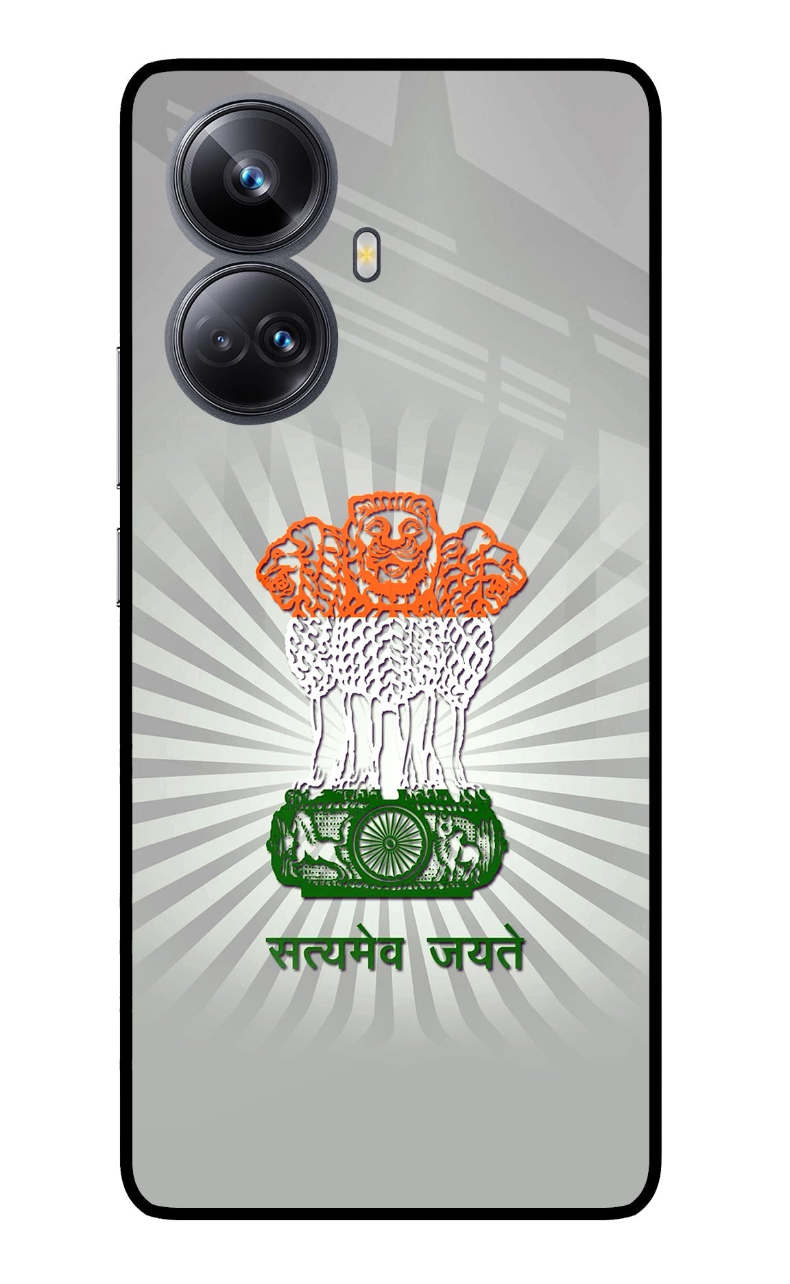 Satyamev Jayate Art Realme 10 Pro+ 5G Glass Case