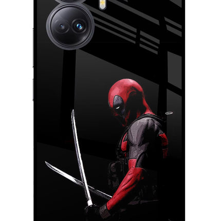 Deadpool Realme 10 Pro+ 5G Glass Case Back Cover by Casekaro