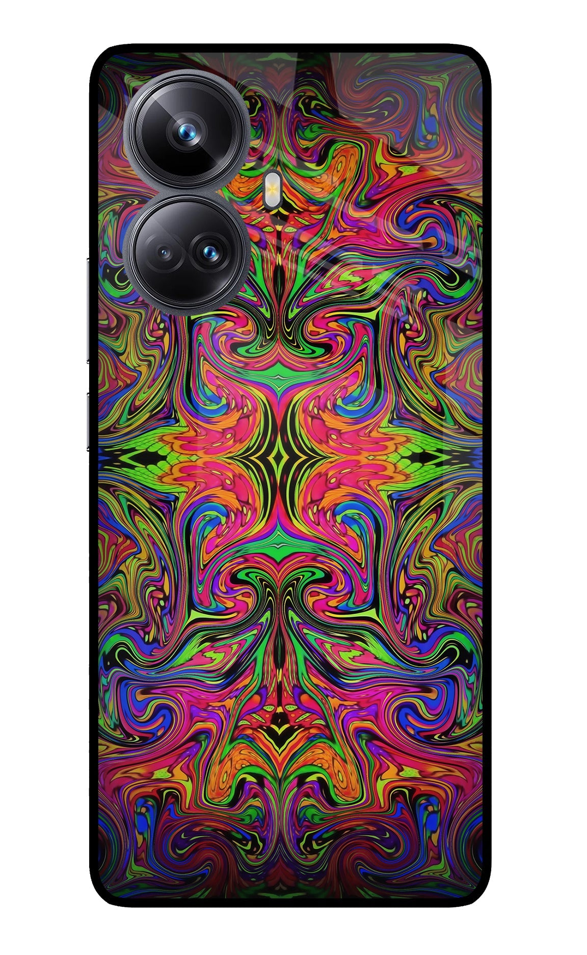 Psychedelic Art Realme 10 Pro+ 5G Glass Case