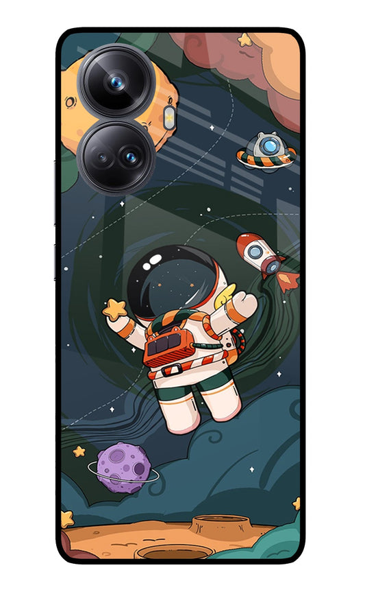 Cartoon Astronaut Realme 10 Pro+ 5G Glass Case