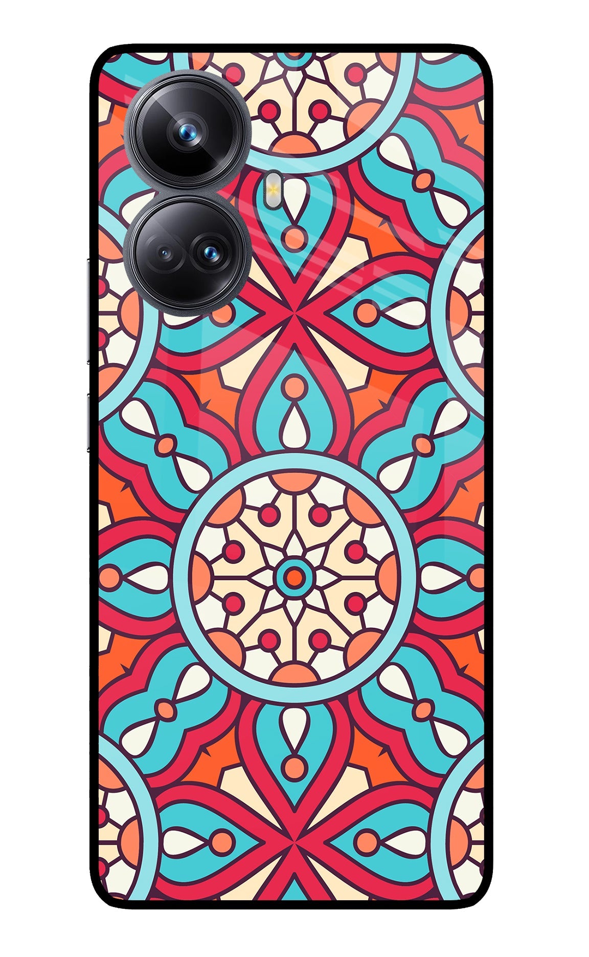 Mandala Geometric Realme 10 Pro+ 5G Glass Case